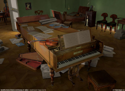 Beethoven's living- and study-room